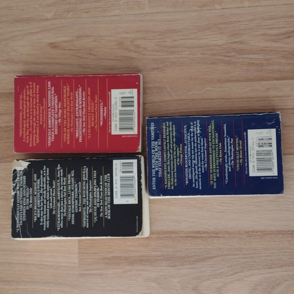 Anne Rice The Witching Hour, Lestat Vampire & Vampire Interview First Editions - Picture 2 of 5